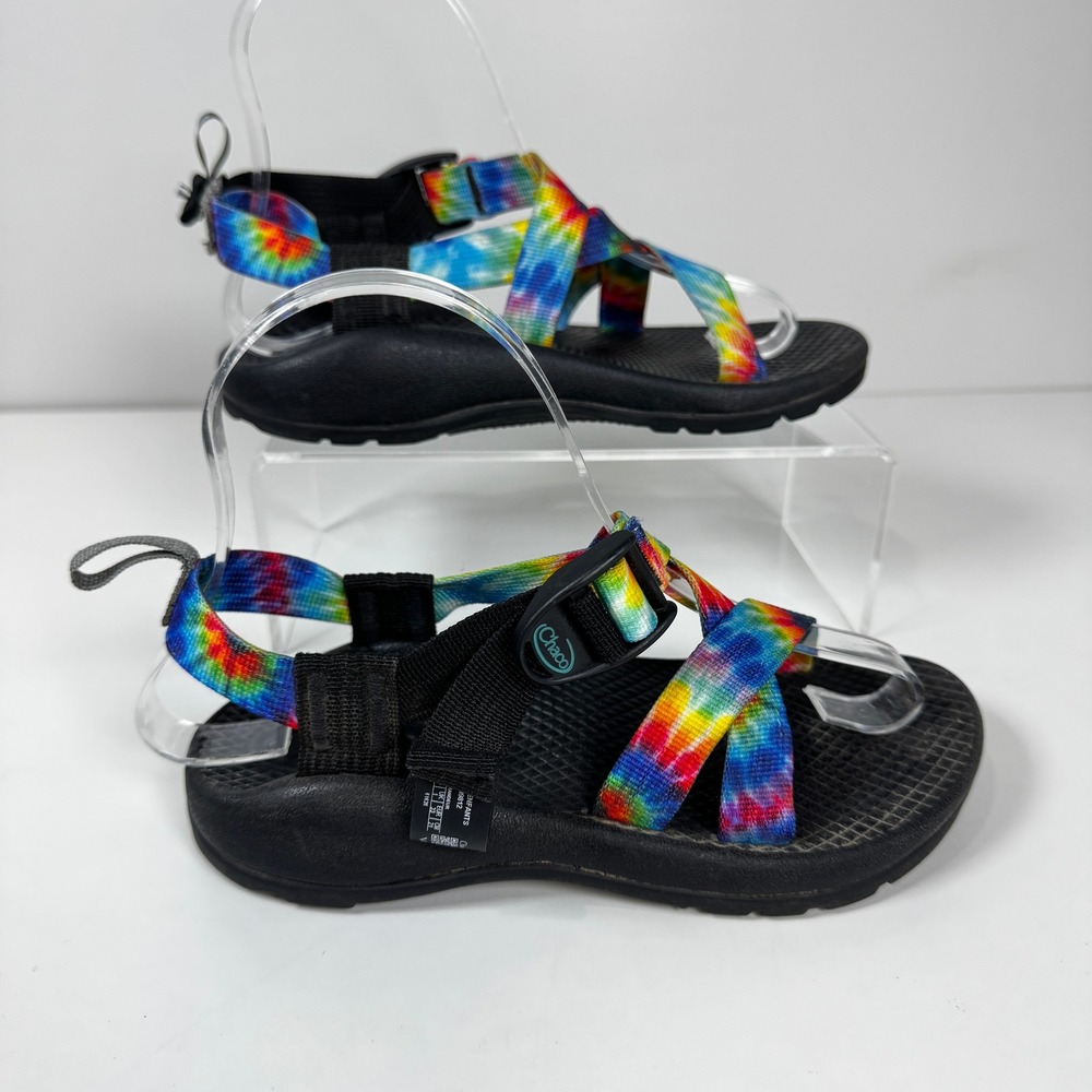 Chaco Kids 2Y Rainbow Tie Dye Strappy Hiking Sandals Gorpcore JCH199812 Festival